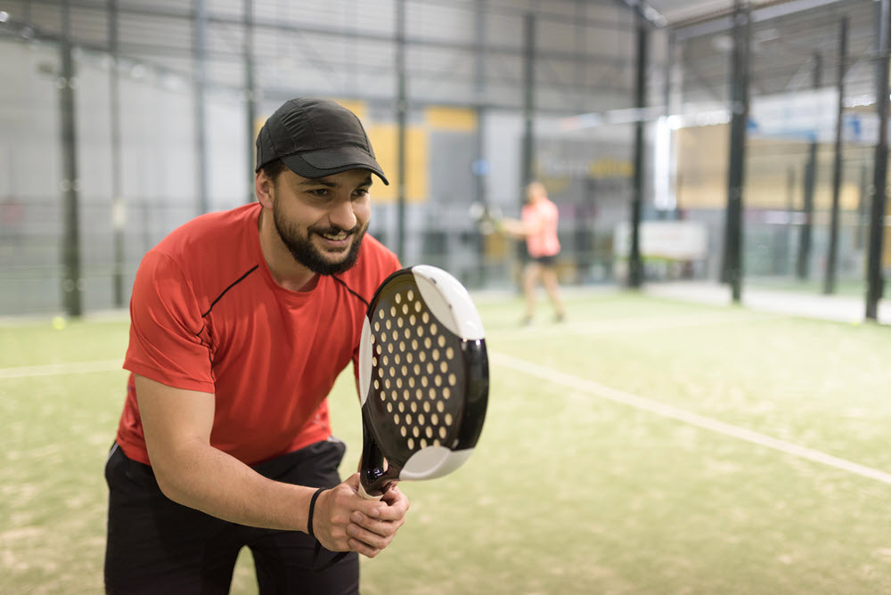 Venner der spiller padel